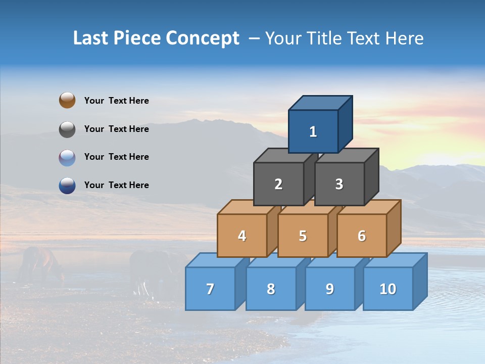 Sky View Sunrise PowerPoint Template