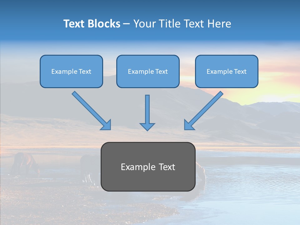 Sky View Sunrise PowerPoint Template