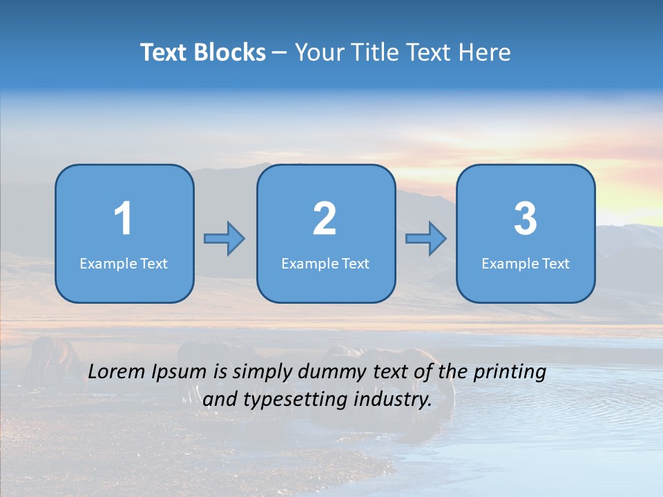 Sky View Sunrise PowerPoint Template