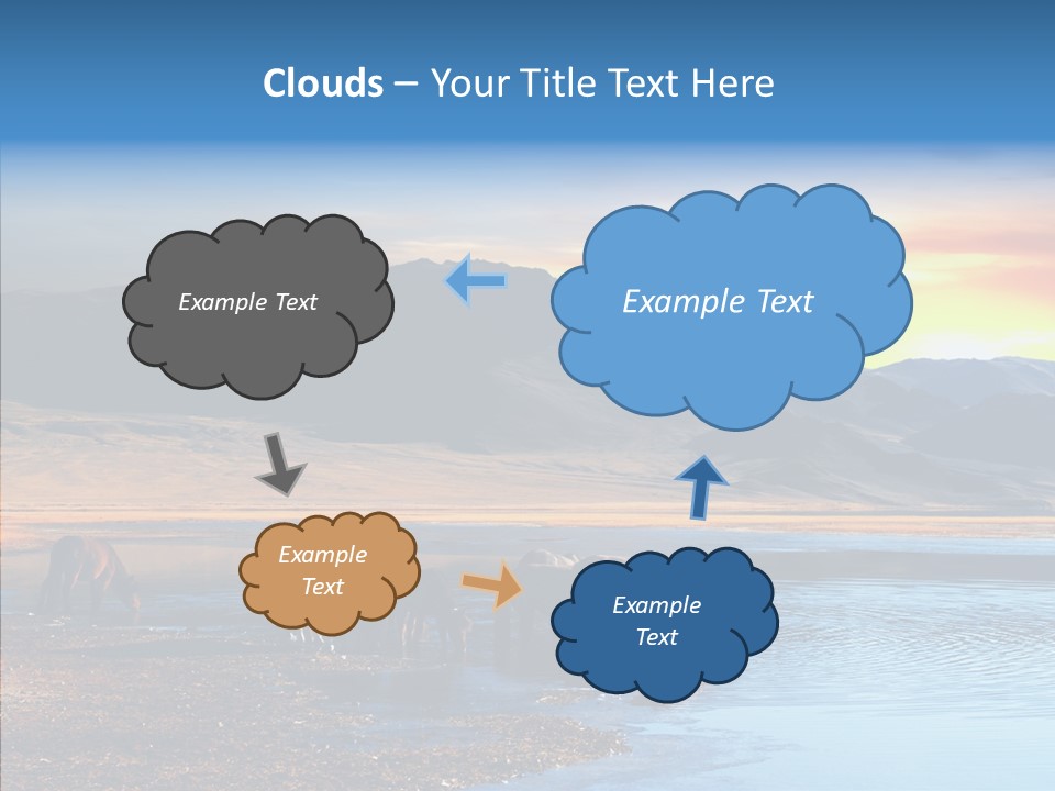 Sky View Sunrise PowerPoint Template