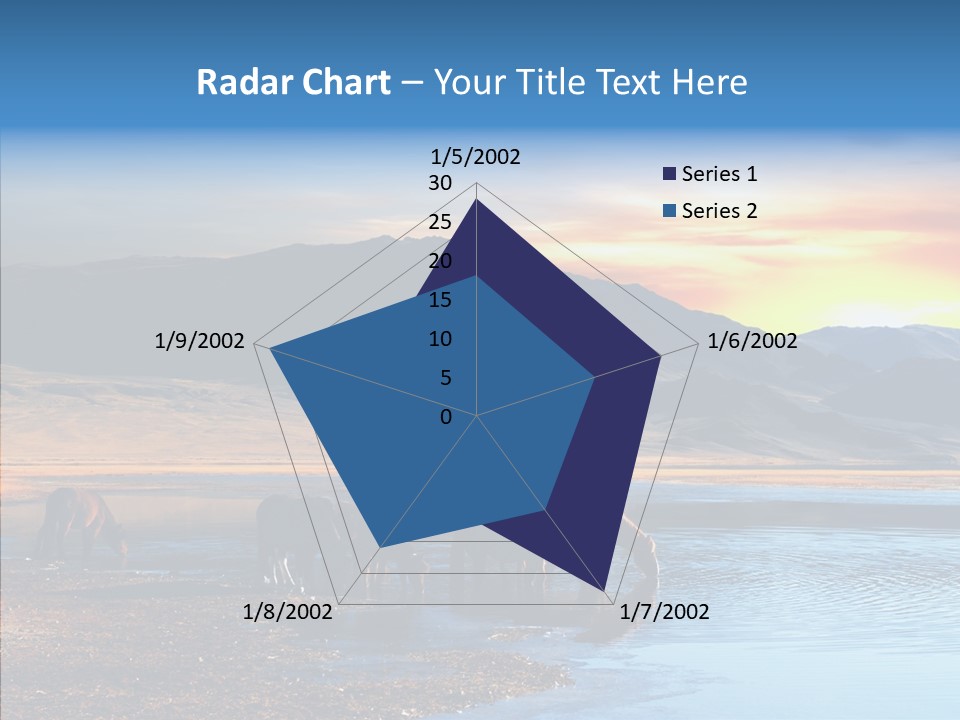 Sky View Sunrise PowerPoint Template