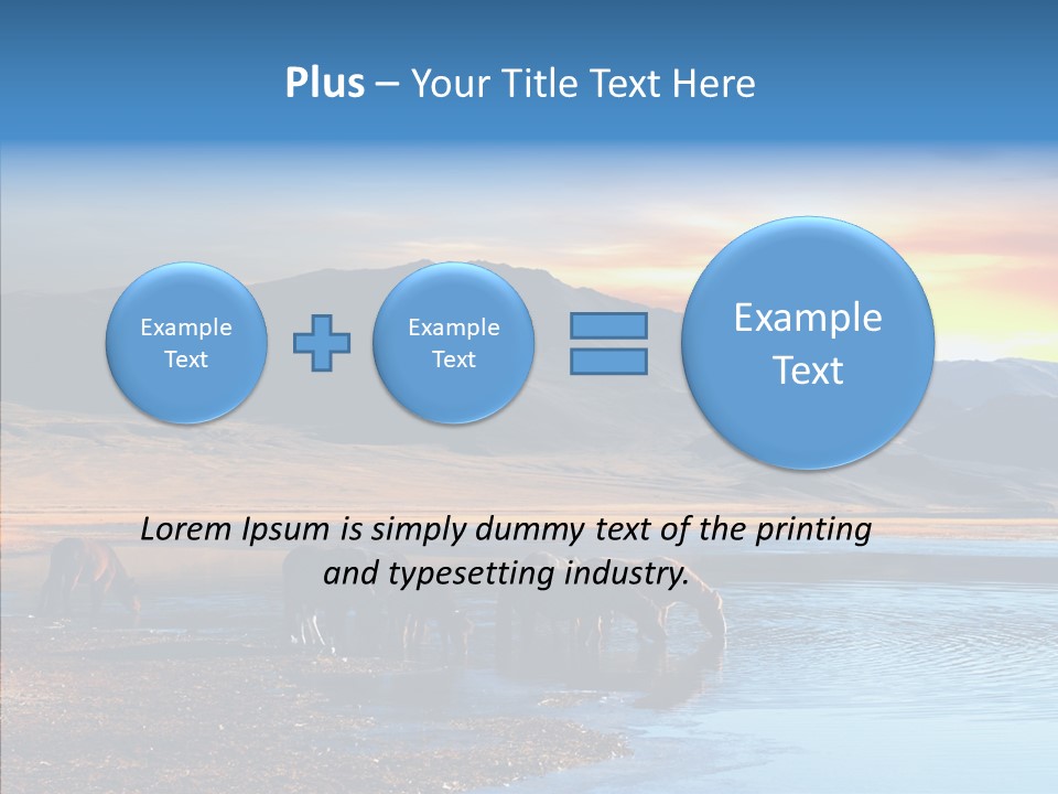 Sky View Sunrise PowerPoint Template