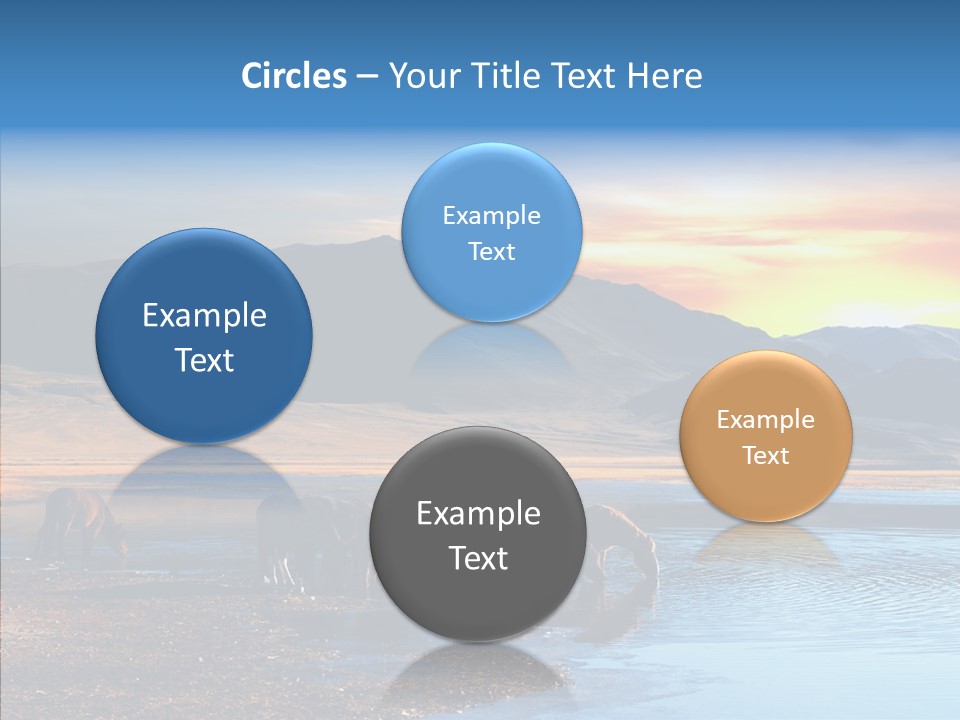 Sky View Sunrise PowerPoint Template