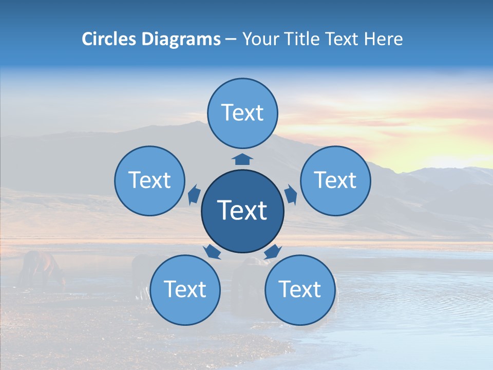 Sky View Sunrise PowerPoint Template