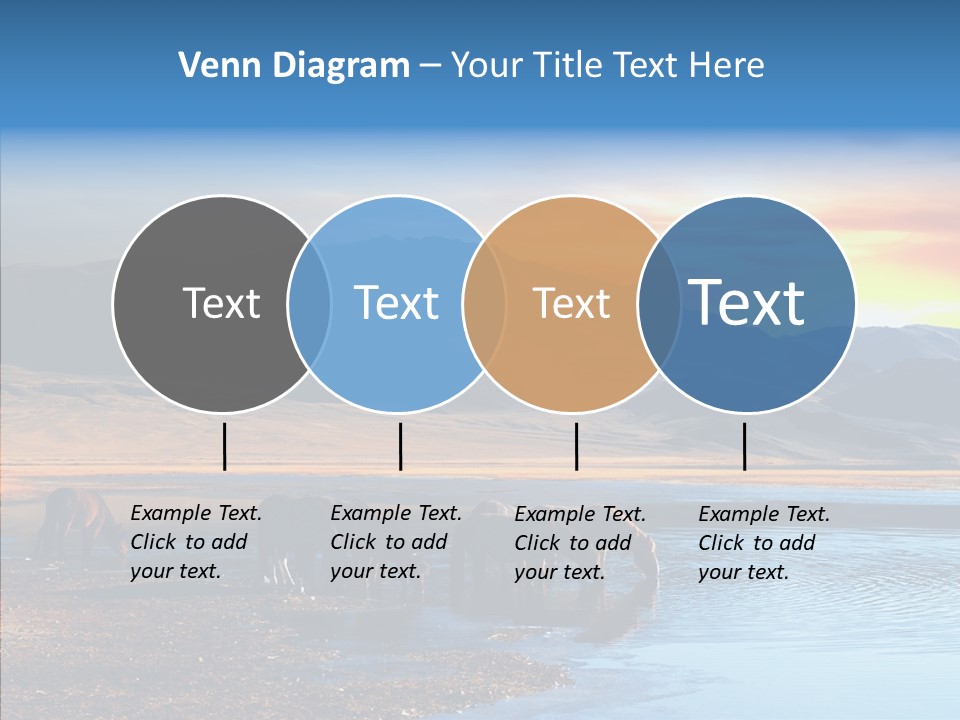 Sky View Sunrise PowerPoint Template