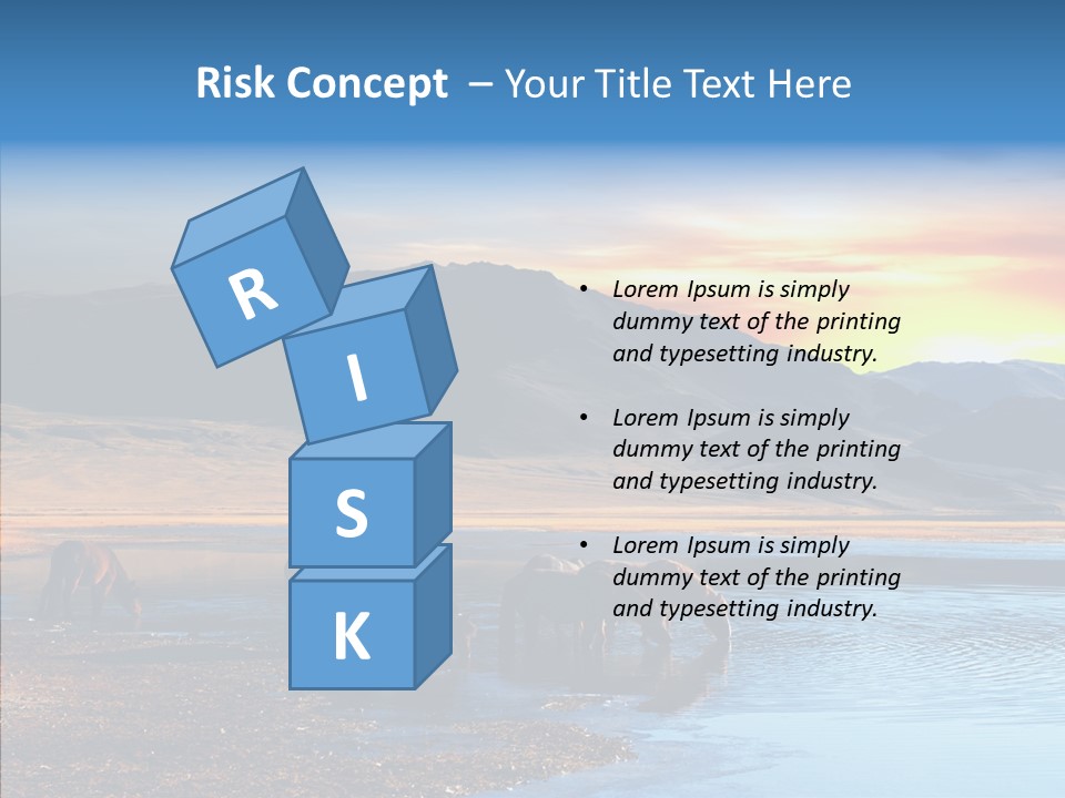 Sky View Sunrise PowerPoint Template