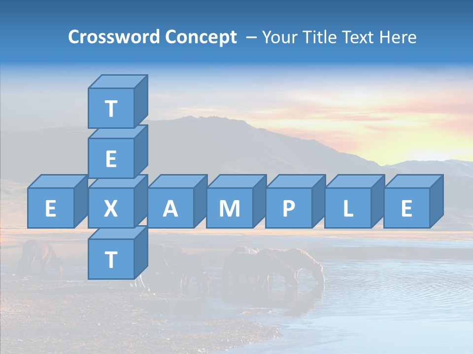 Sky View Sunrise PowerPoint Template