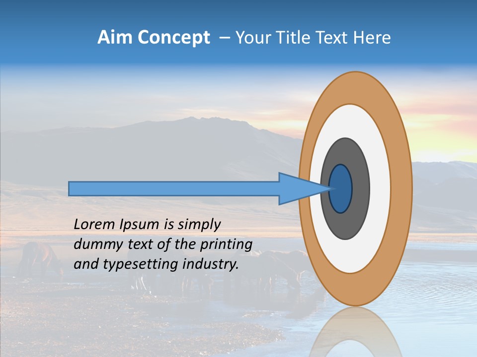 Sky View Sunrise PowerPoint Template