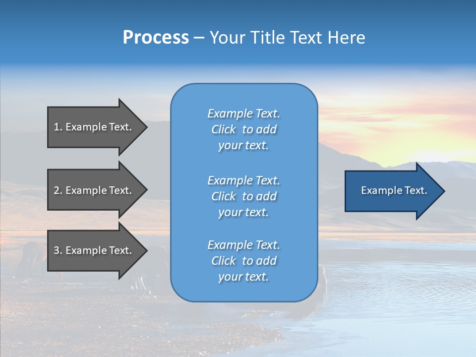 Sky View Sunrise PowerPoint Template