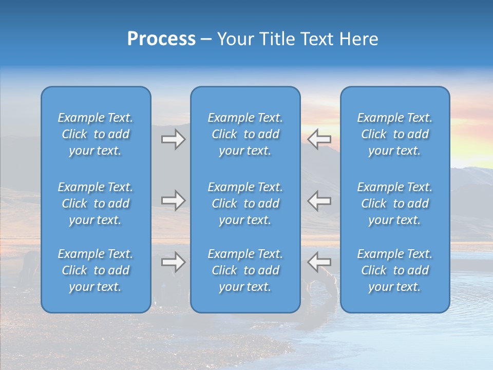 Sky View Sunrise PowerPoint Template