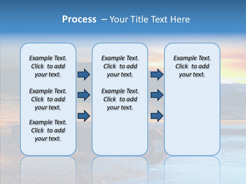 Sky View Sunrise PowerPoint Template