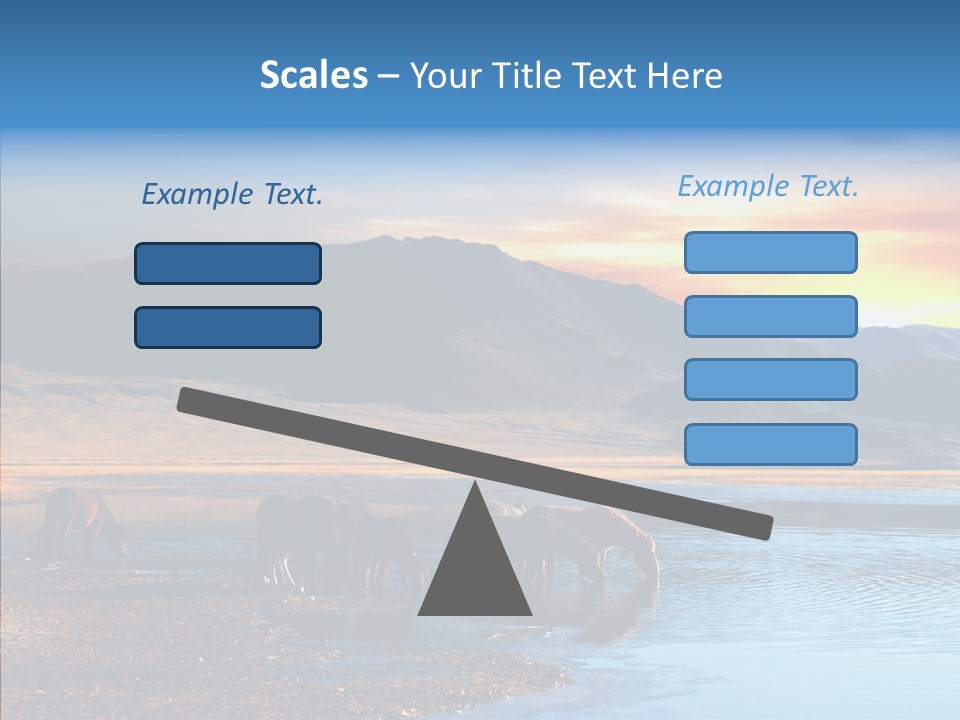 Sky View Sunrise PowerPoint Template