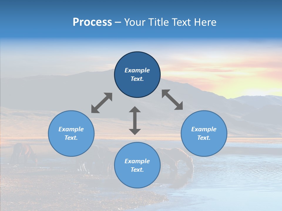 Sky View Sunrise PowerPoint Template