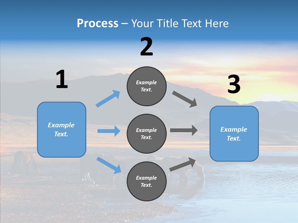 Sky View Sunrise PowerPoint Template