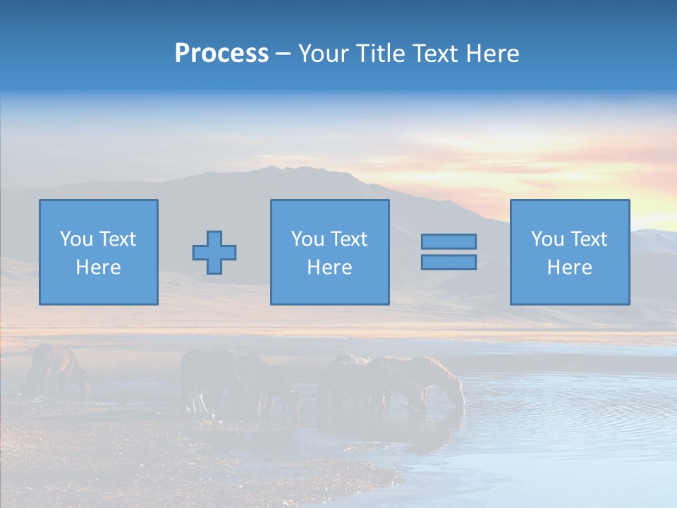 Sky View Sunrise PowerPoint Template