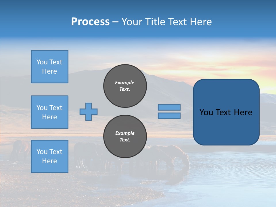 Sky View Sunrise PowerPoint Template