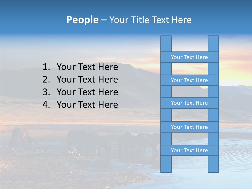 Sky View Sunrise PowerPoint Template