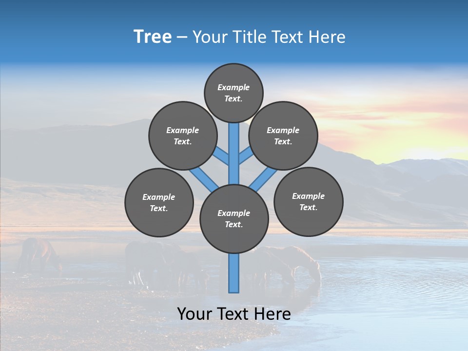 Sky View Sunrise PowerPoint Template