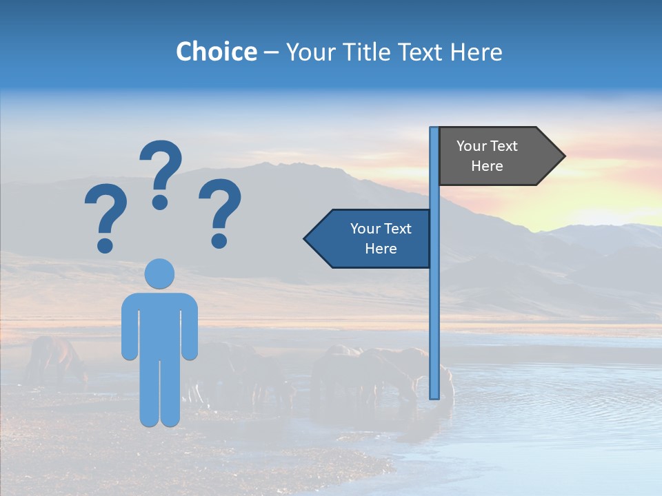 Sky View Sunrise PowerPoint Template