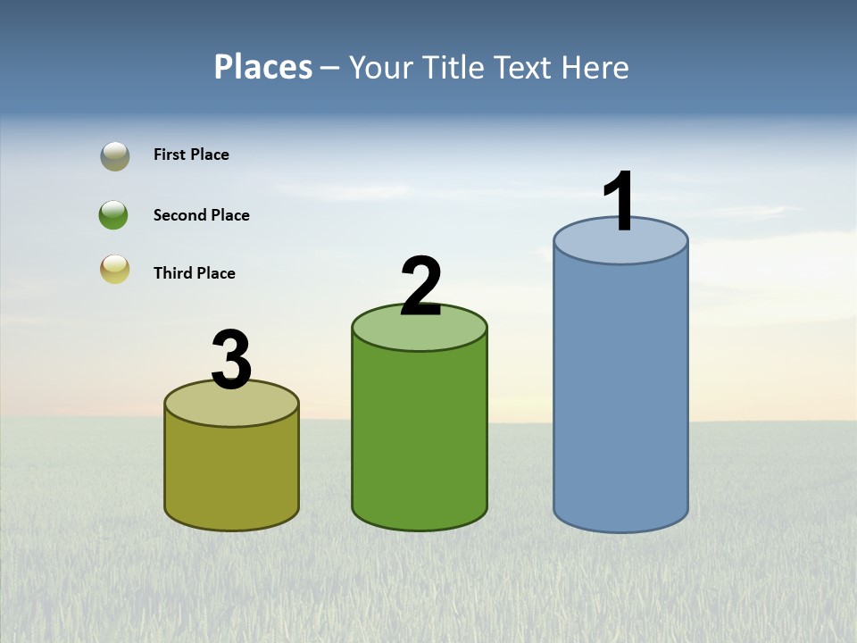 Beautiful Nature Agriculture PowerPoint Template