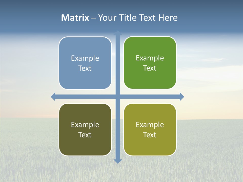 Beautiful Nature Agriculture PowerPoint Template