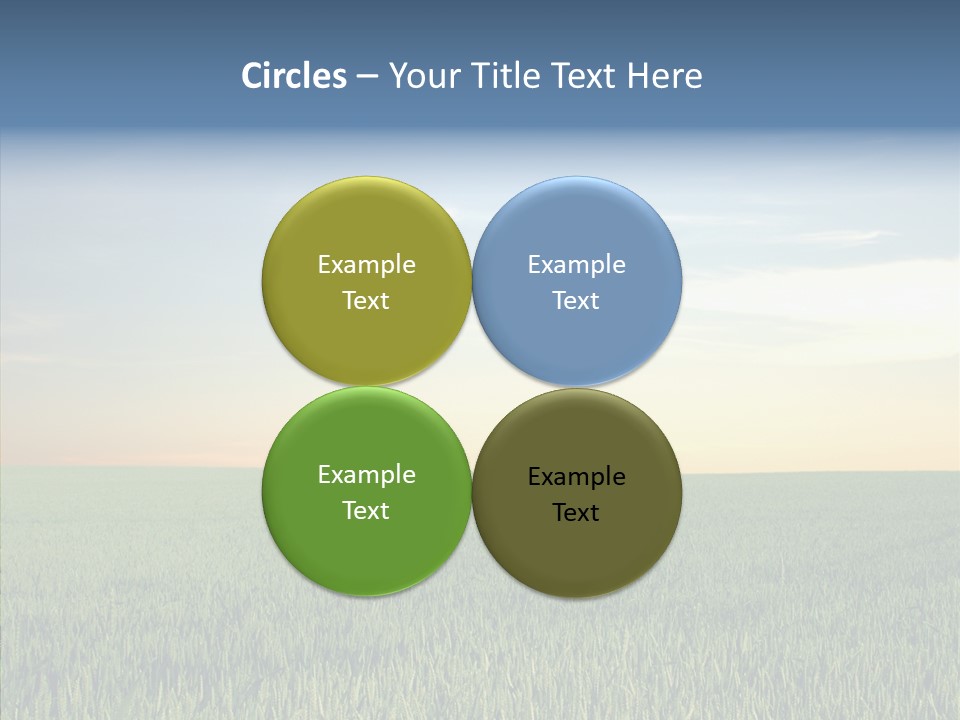 Beautiful Nature Agriculture PowerPoint Template