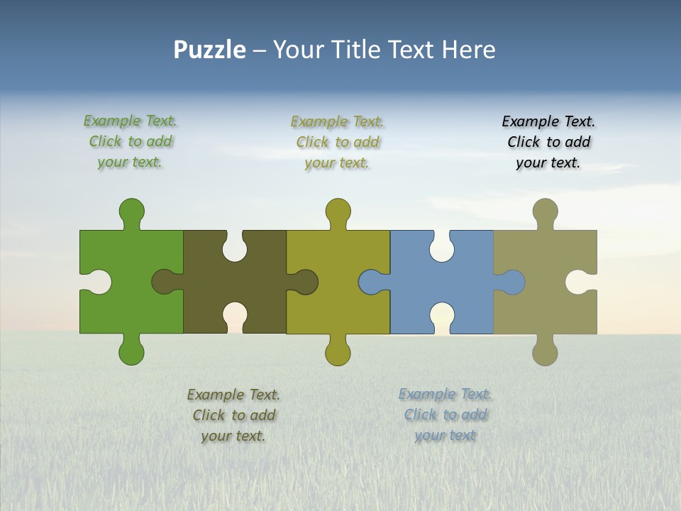 Beautiful Nature Agriculture PowerPoint Template