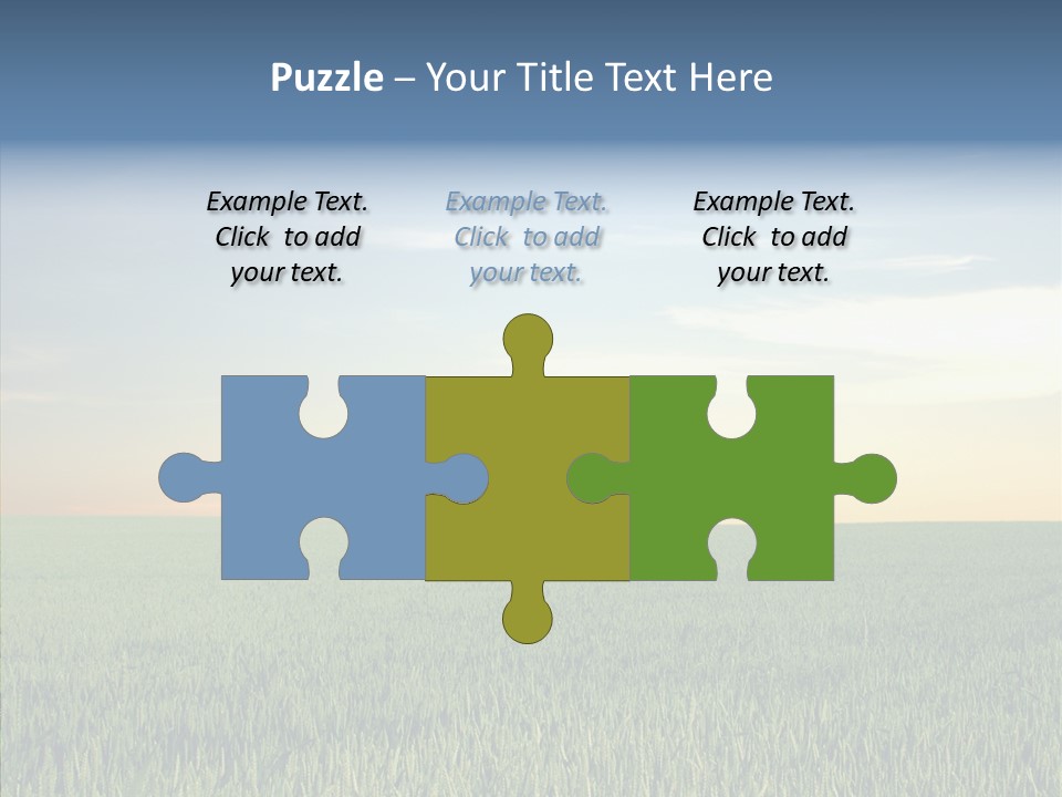 Beautiful Nature Agriculture PowerPoint Template