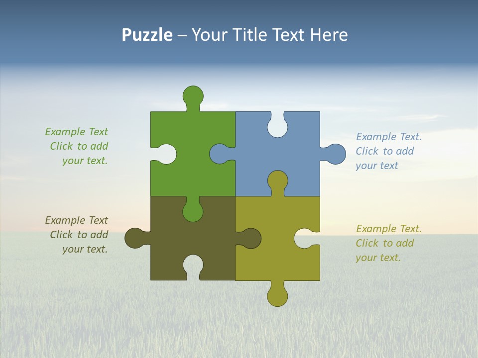 Beautiful Nature Agriculture PowerPoint Template