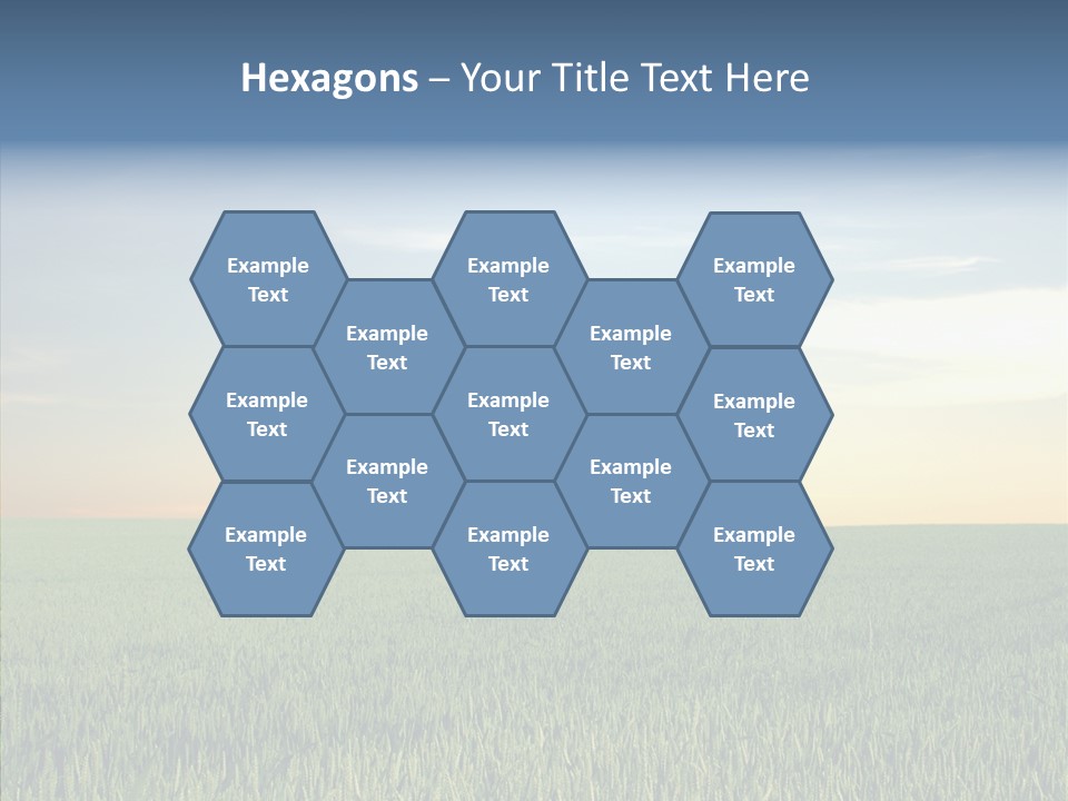 Beautiful Nature Agriculture PowerPoint Template