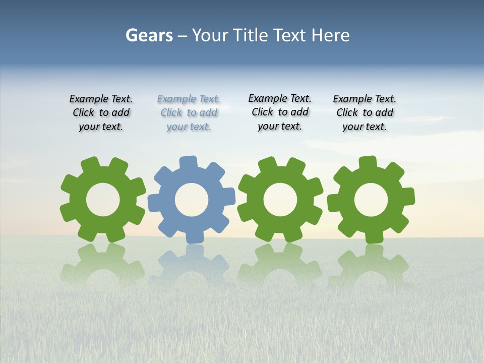 Beautiful Nature Agriculture PowerPoint Template