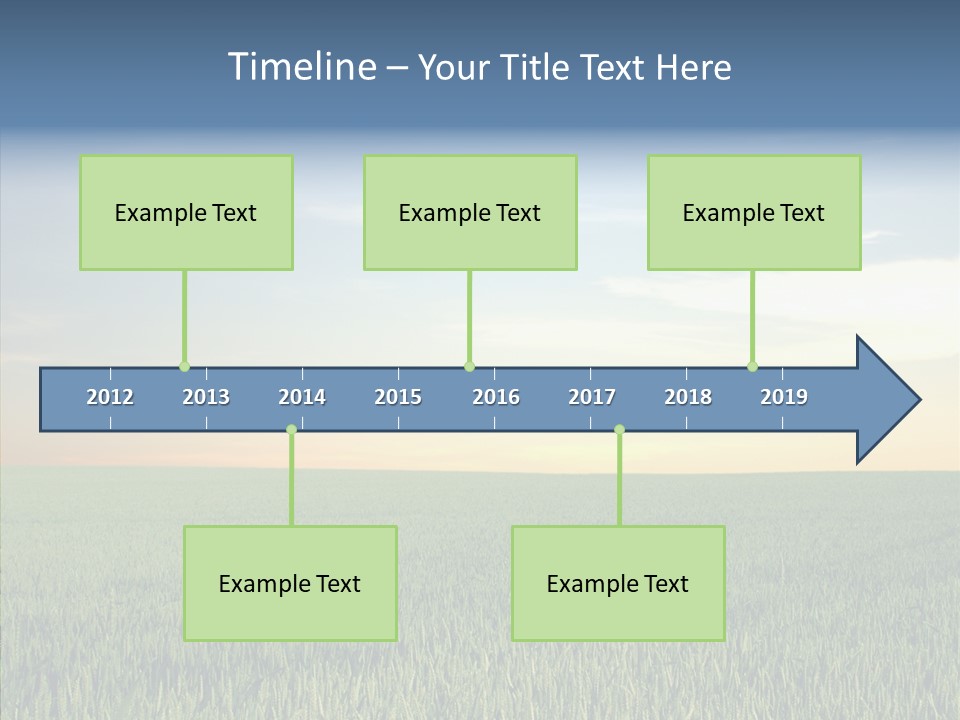 Beautiful Nature Agriculture PowerPoint Template