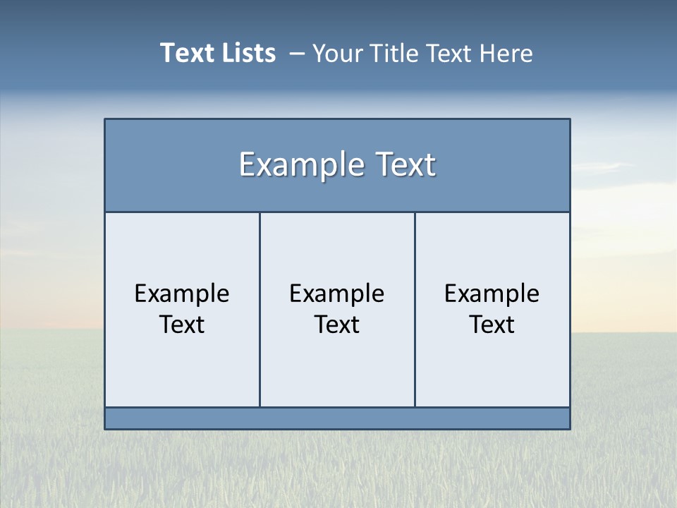 Beautiful Nature Agriculture PowerPoint Template
