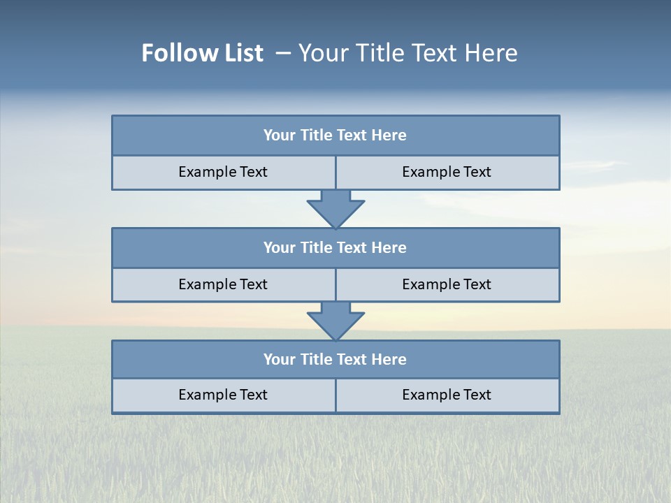Beautiful Nature Agriculture PowerPoint Template