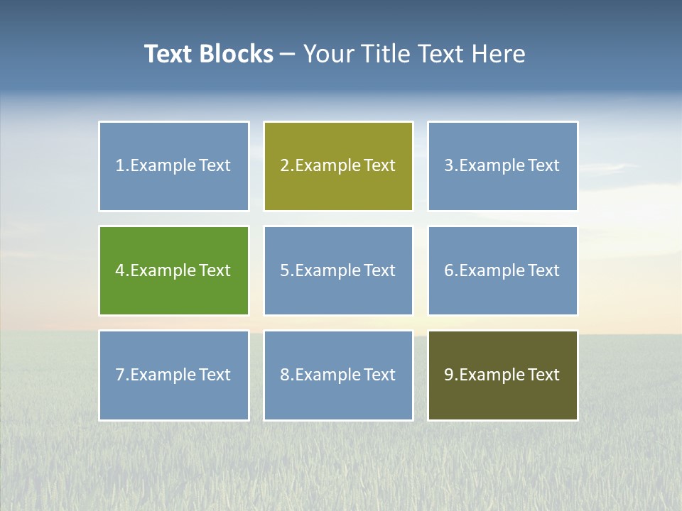 Beautiful Nature Agriculture PowerPoint Template