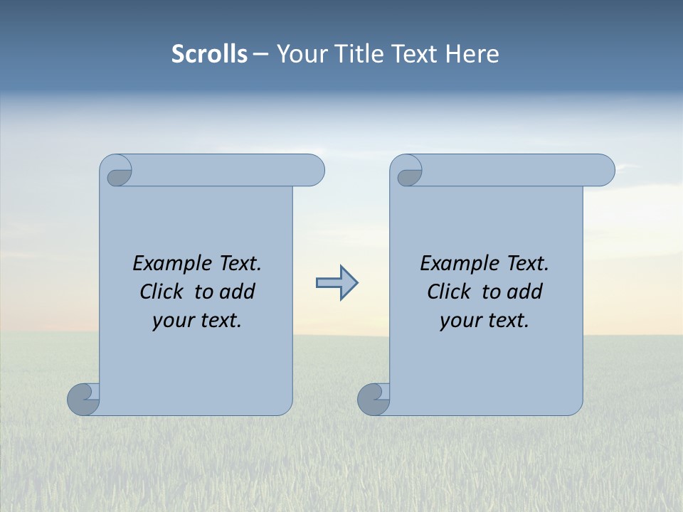 Beautiful Nature Agriculture PowerPoint Template