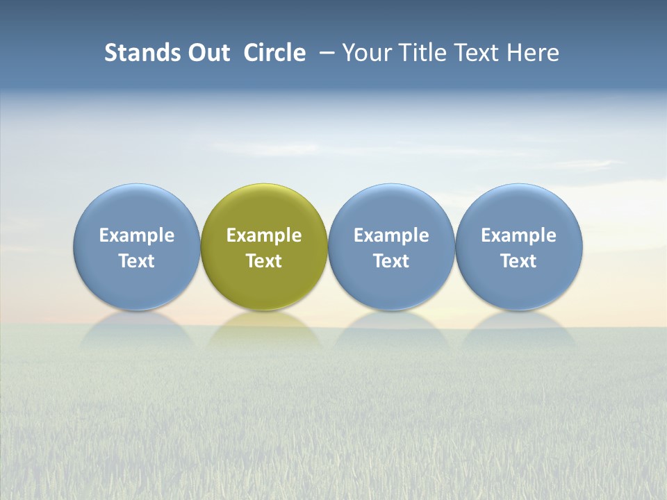 Beautiful Nature Agriculture PowerPoint Template