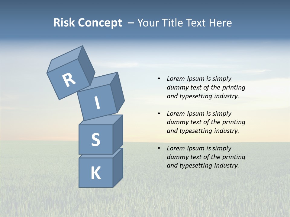 Beautiful Nature Agriculture PowerPoint Template
