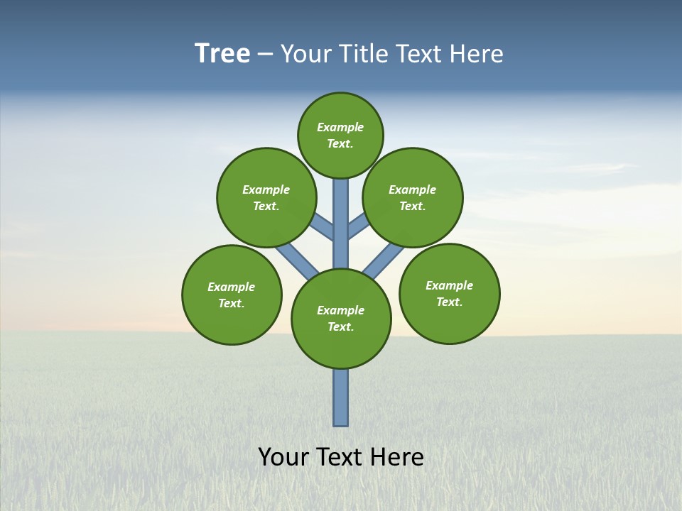 Beautiful Nature Agriculture PowerPoint Template