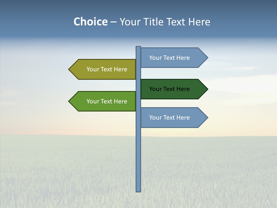 Beautiful Nature Agriculture PowerPoint Template