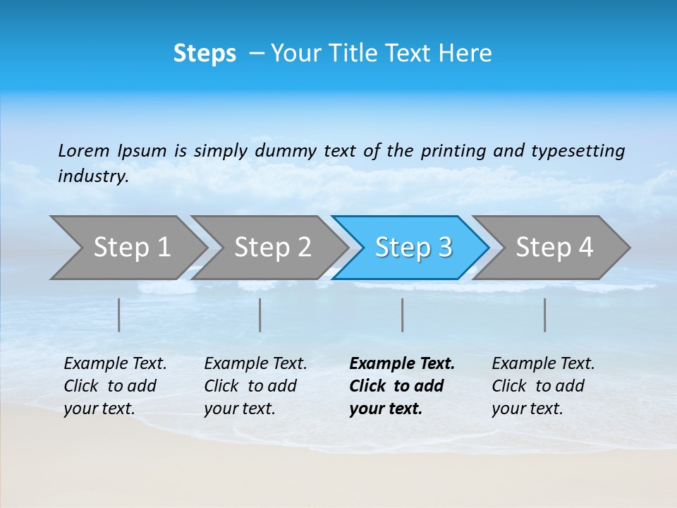 Surf Water Tourism PowerPoint Template