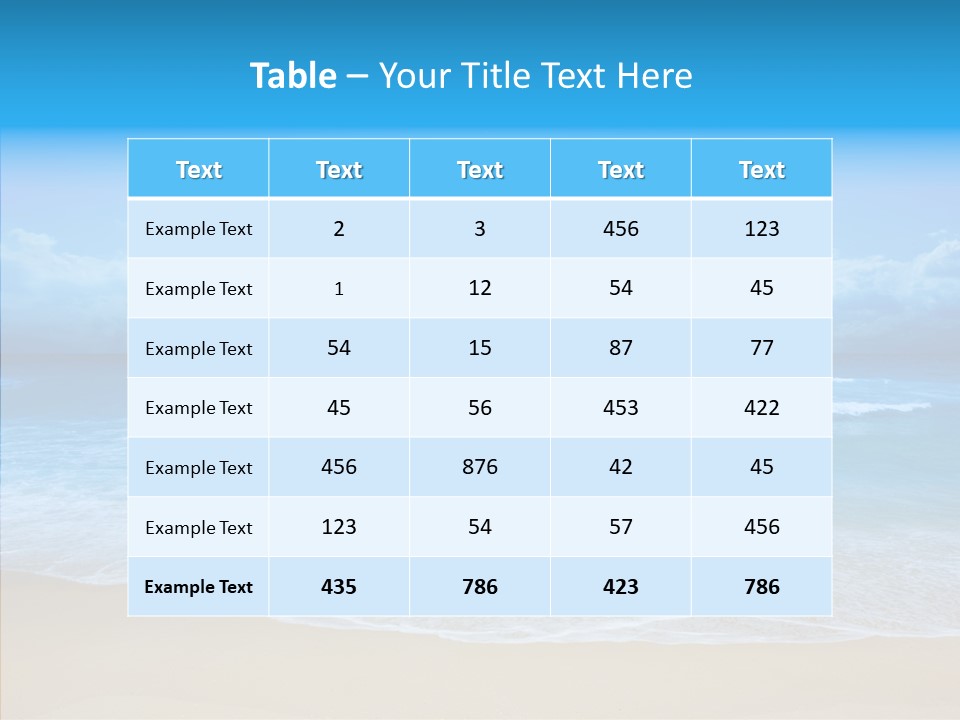 Surf Water Tourism PowerPoint Template