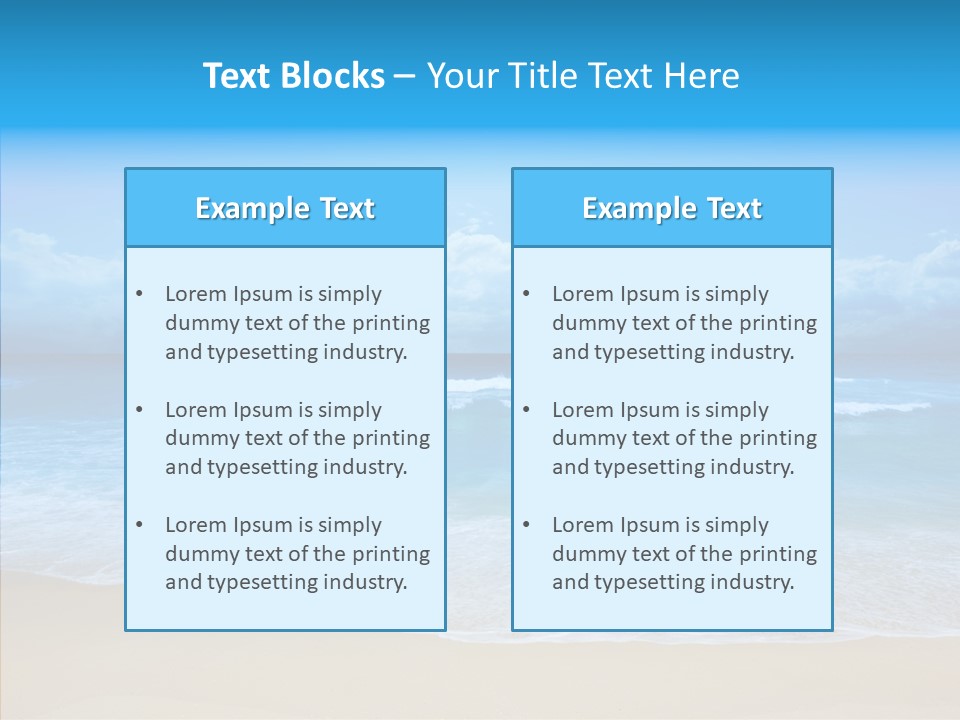 Surf Water Tourism PowerPoint Template