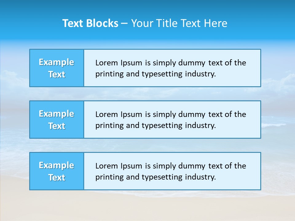 Surf Water Tourism PowerPoint Template