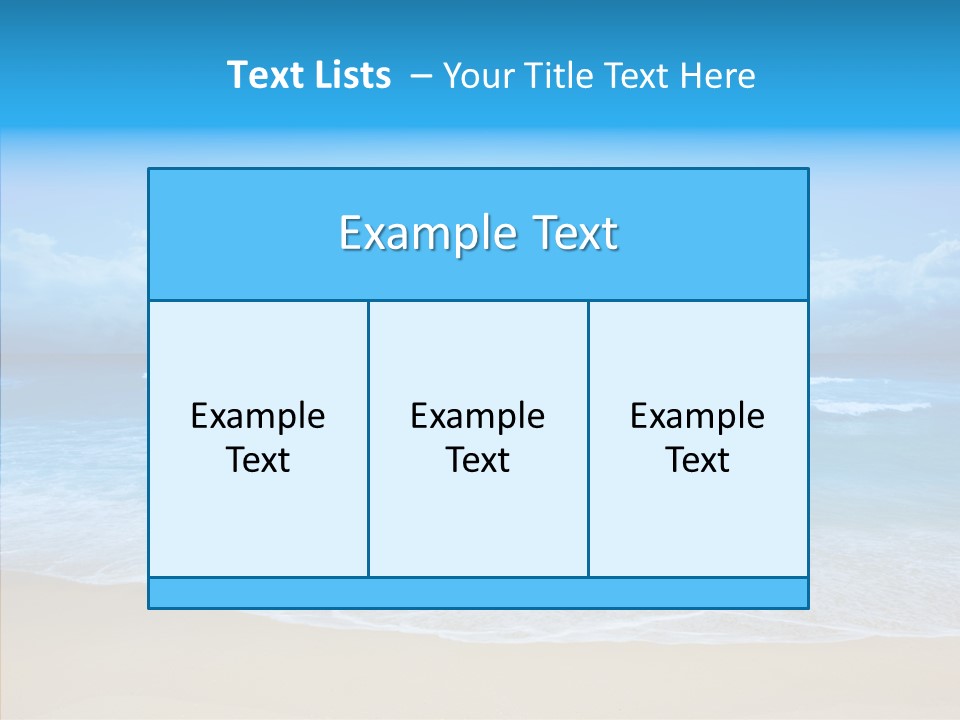 Surf Water Tourism PowerPoint Template