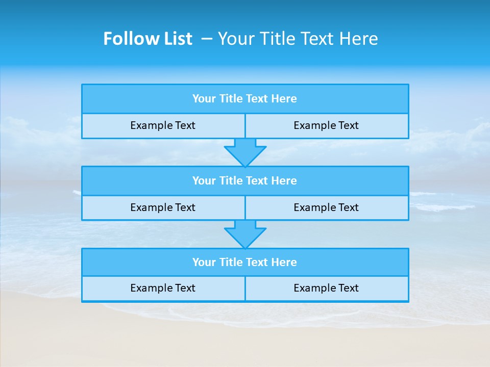 Surf Water Tourism PowerPoint Template