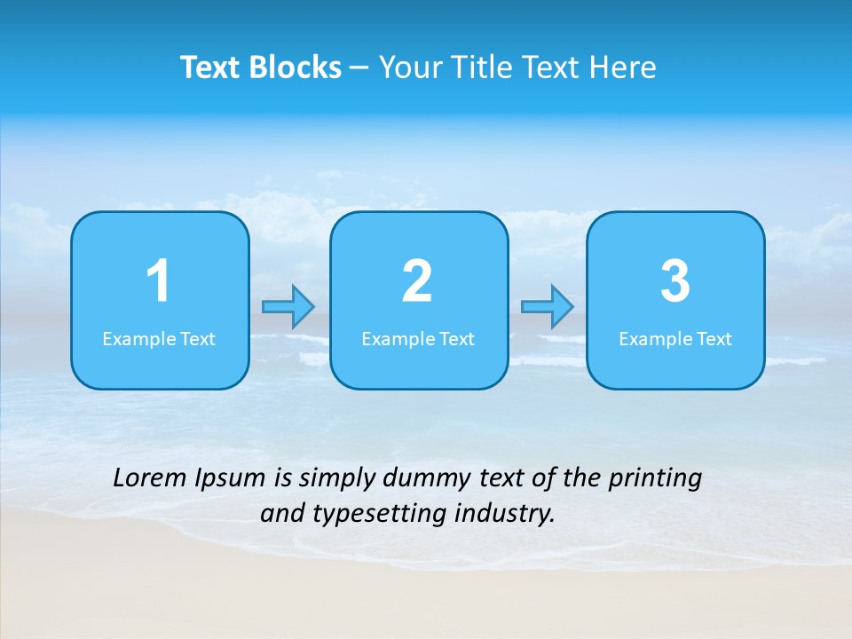 Surf Water Tourism PowerPoint Template