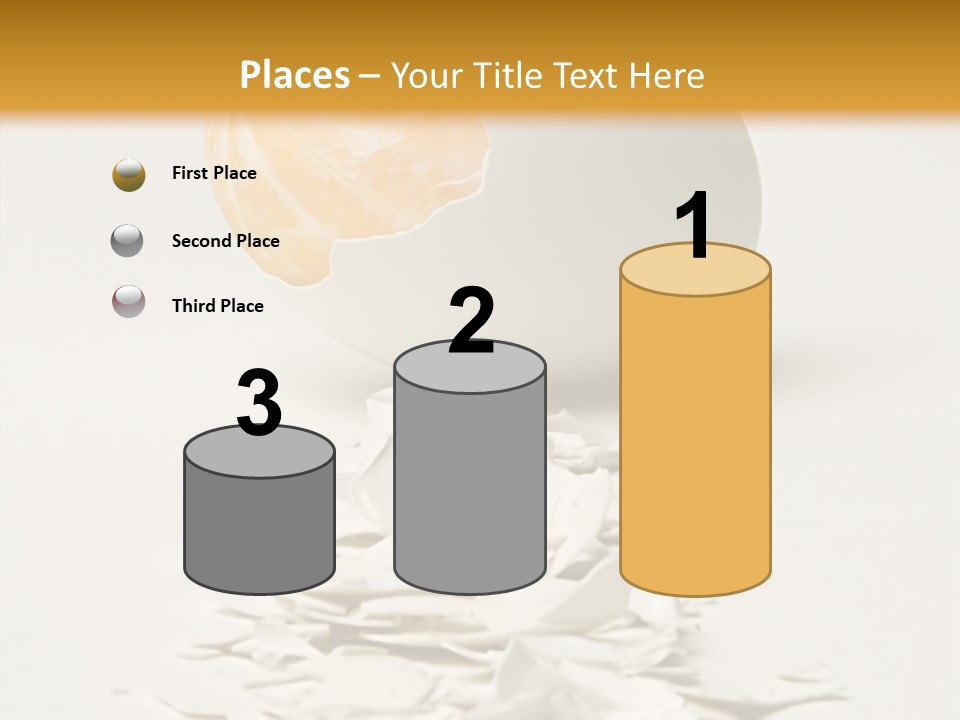 Abstraction Eggcup Art PowerPoint Template