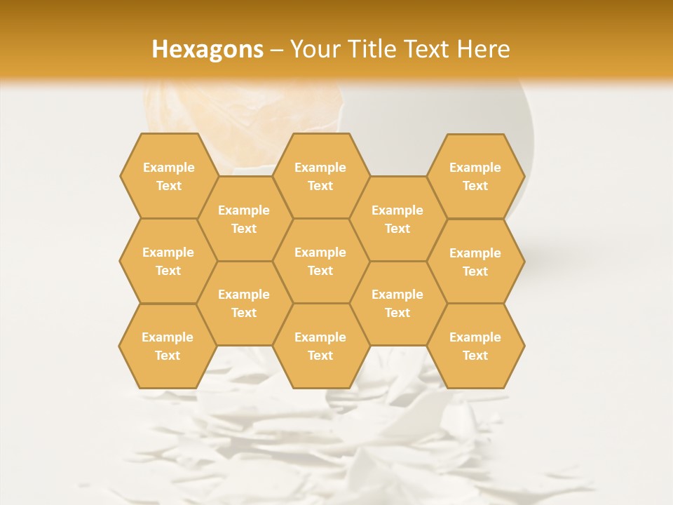 Abstraction Eggcup Art PowerPoint Template