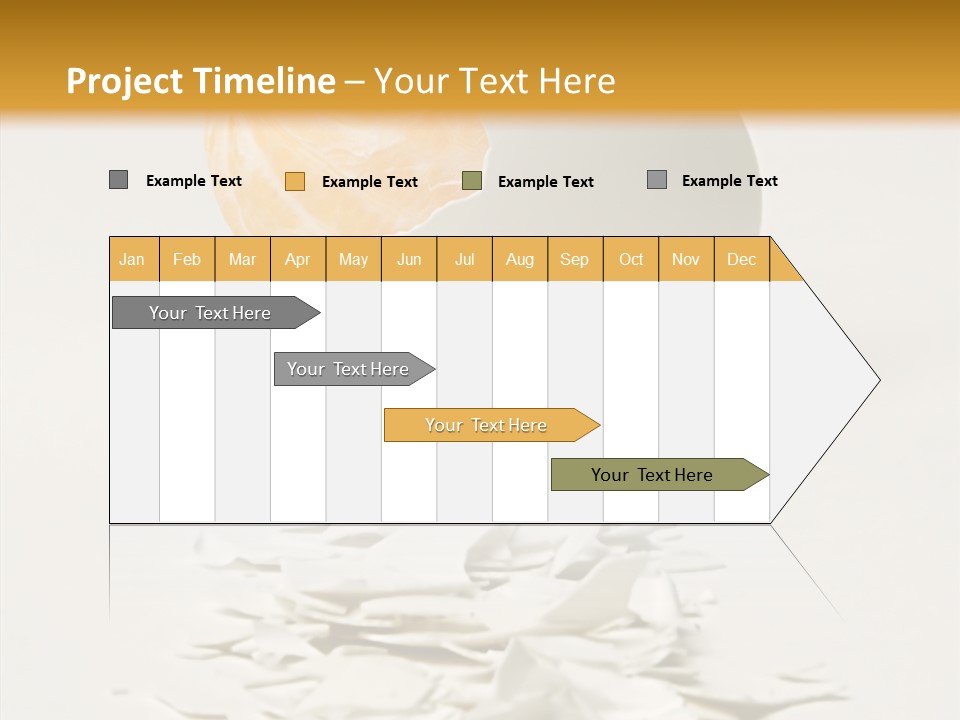 Abstraction Eggcup Art PowerPoint Template